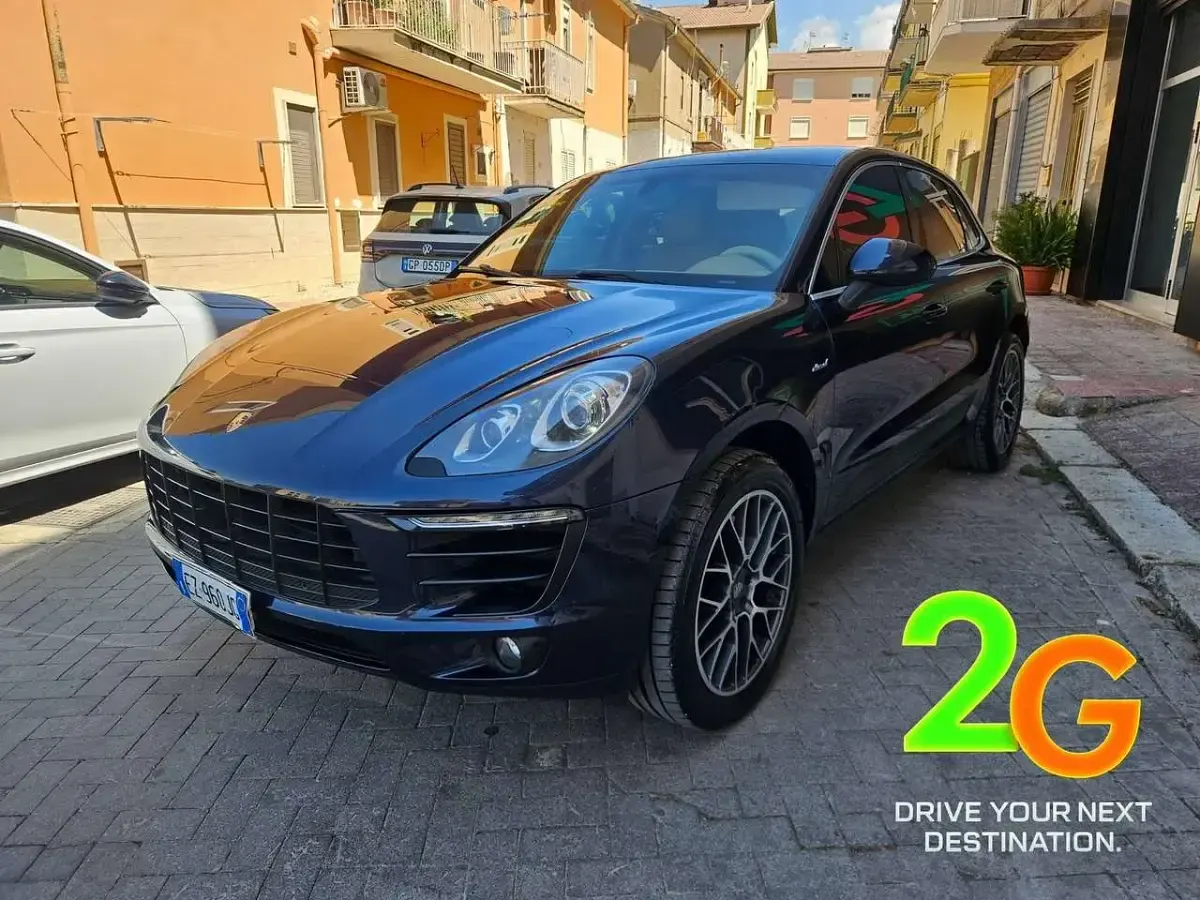 Usata Porsche Macan 250 CV (183 kW) 2015 Blu/azzurro SUV