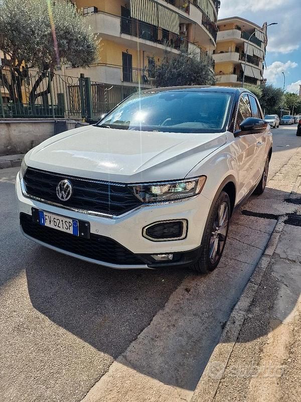 Usata VW T-Roc 150 CV (110 kW) 2019 Bianco SUV
