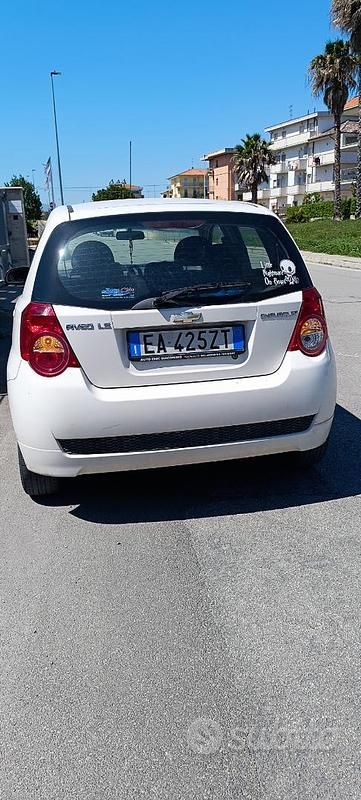 Usata Chevrolet Aveo 2010 Bianco Utilitaria