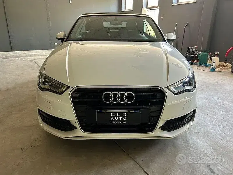 Usata Audi A3 Cabriolet Ambition 150 CV (110 kW) 2014 Bianco Cabrio