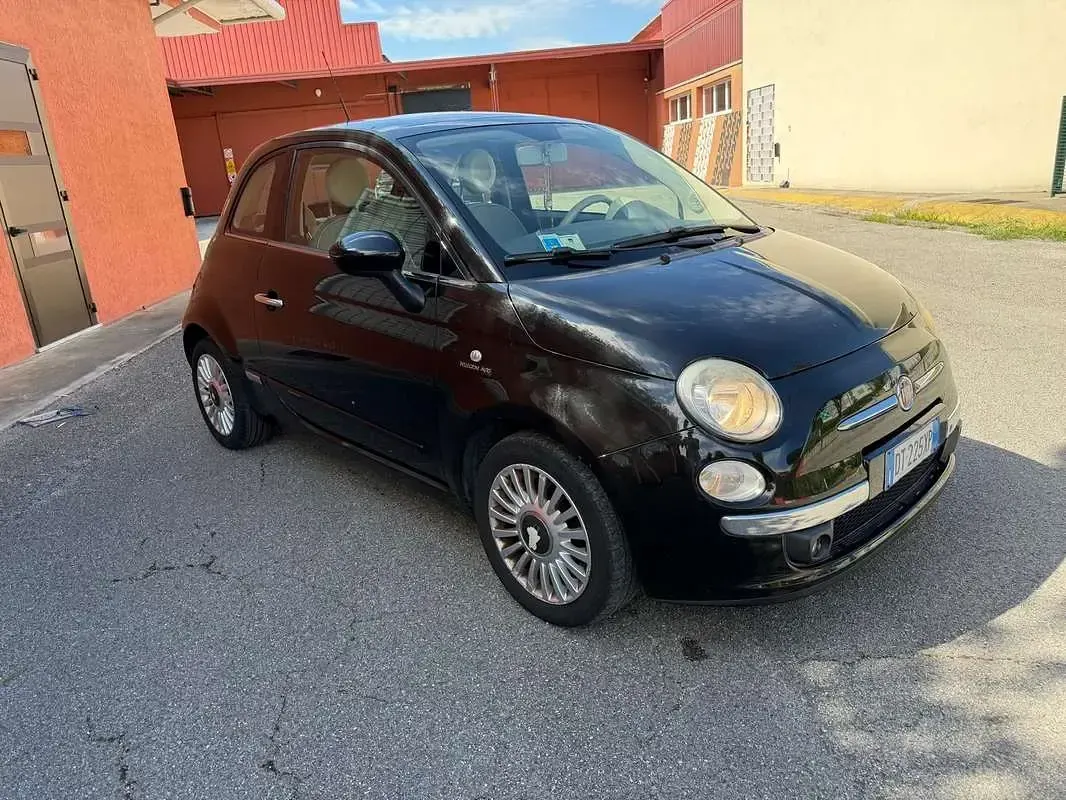 Usata Fiat 500 Lounge 69 CV (50 kW) 2009 Nero Cabrio
