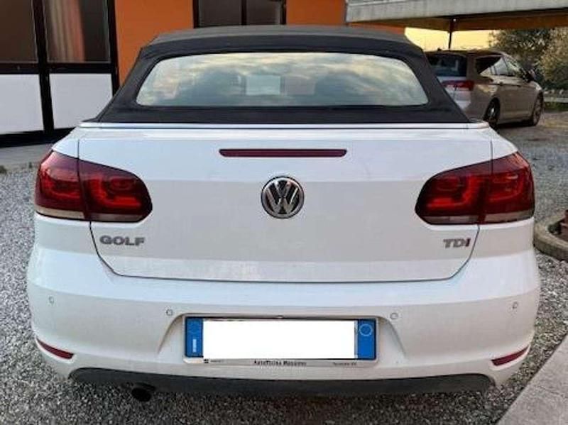 Usata VW Golf Cabriolet 105 CV (77 kW) 2012 Bianco Cabrio
