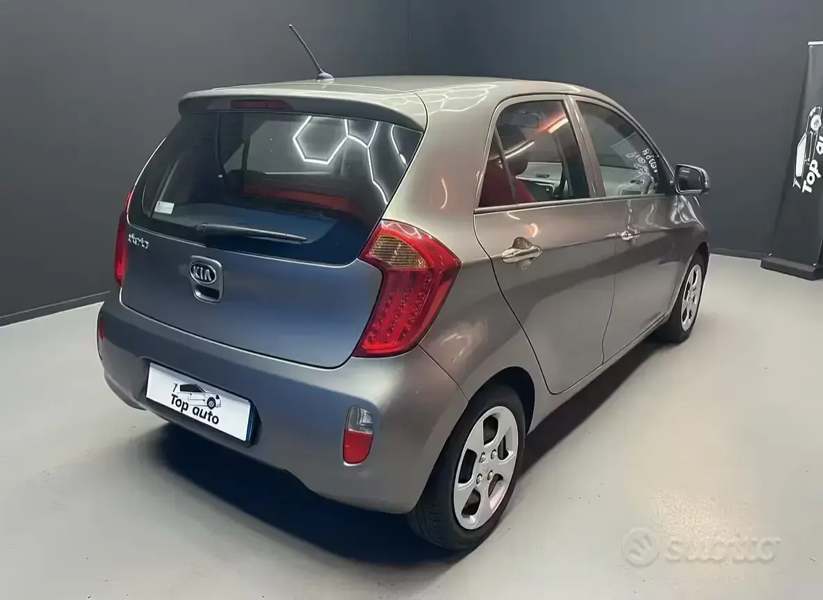 Begagnad Kia Picanto 67 HK (49 kW) 2014 Grå Halvkombi
