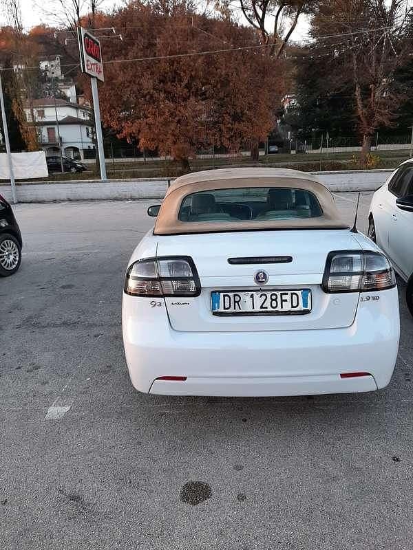Usata Saab 9-3 Cabriolet Vector 150 CV (110 kW) 2008 Bianco Cabrio