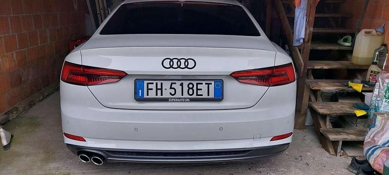 Usata Audi A5 Design 190 CV (139 kW) 2017 Bianco Coupé