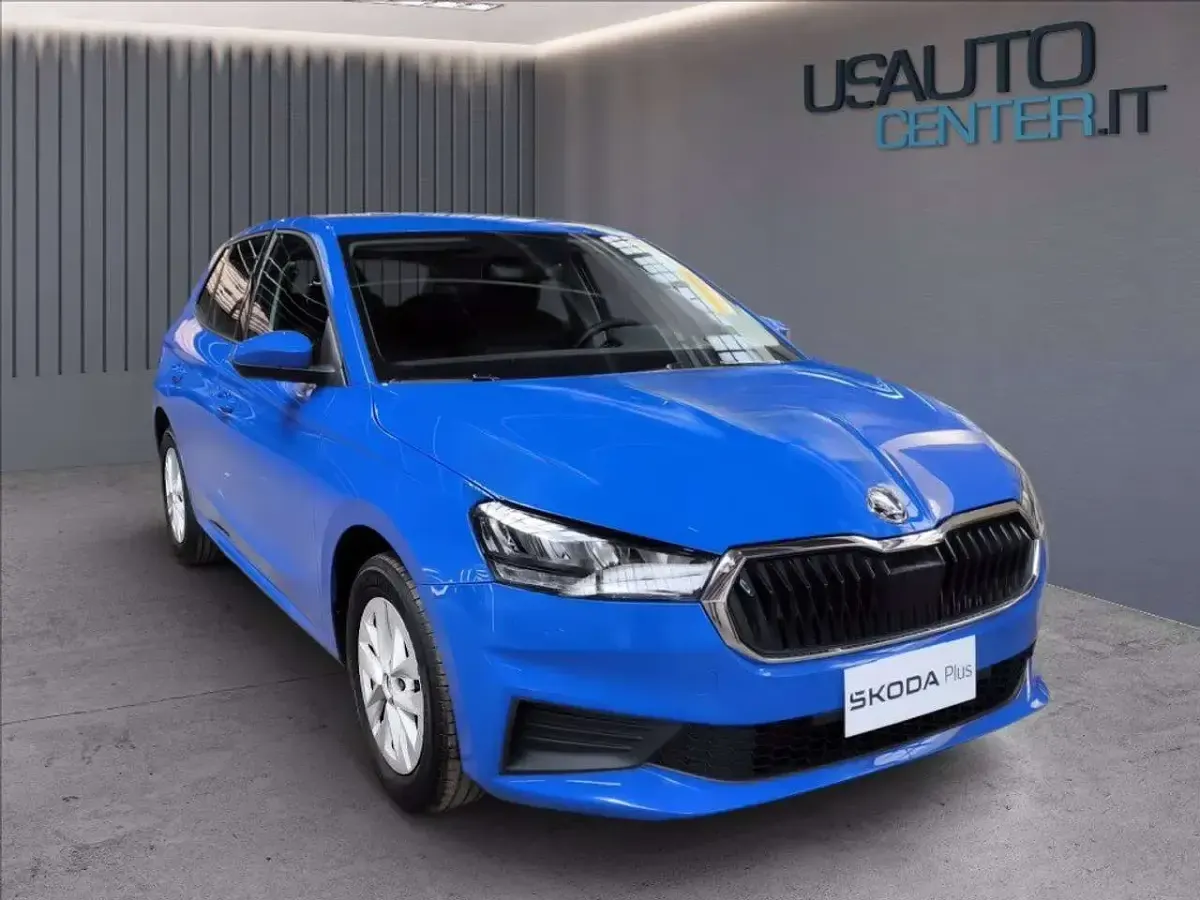 Usata Skoda Fabia Ambition 95 CV (69 kW) 2023 Blu mediterraneo Utilitaria
