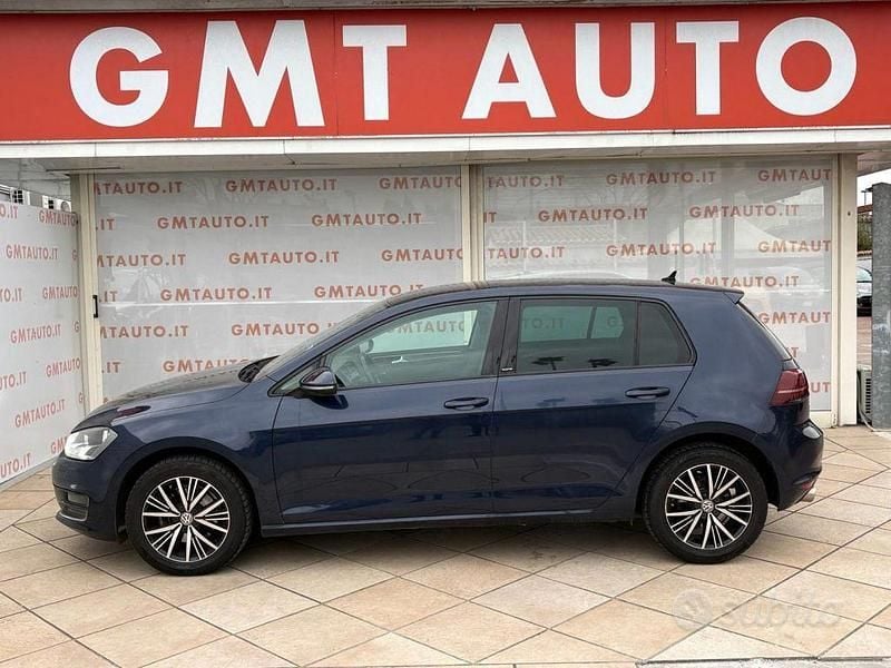 Usata VW Golf VII Allstar 110 CV (80 kW) 2016 Blu Berlina