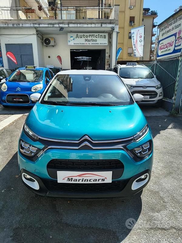 Usata Citroën C3 PureTech 110 CV (80 kW) 2021 Blu Utilitaria