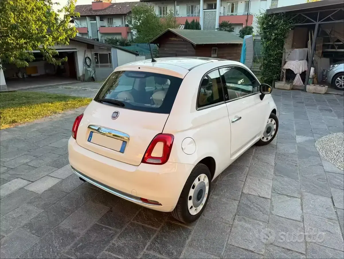 Usata Fiat 500 Lounge 69 CV (50 kW) 2017 Bianco Utilitaria