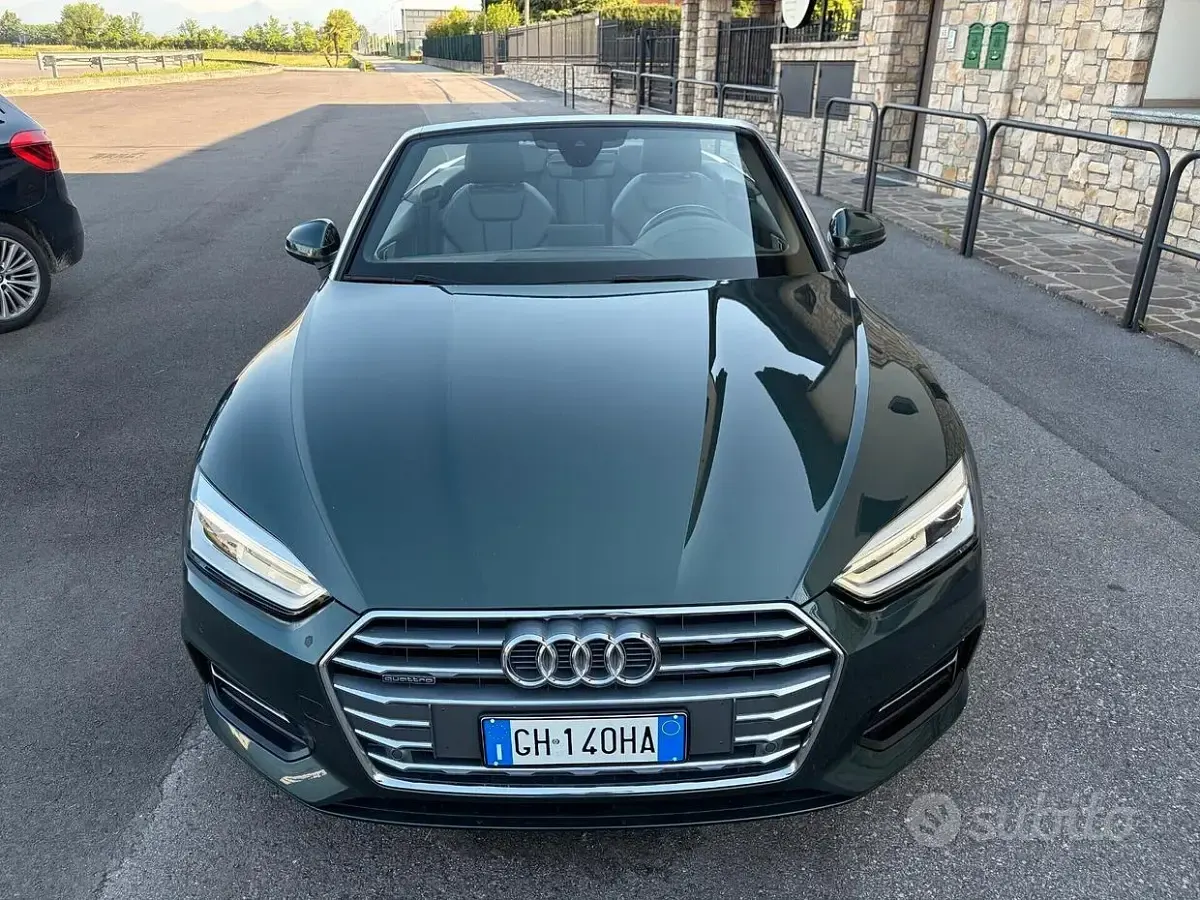 Usata Audi A5 Cabriolet Sport 286 CV (210 kW) 2019 Verde Cabrio
