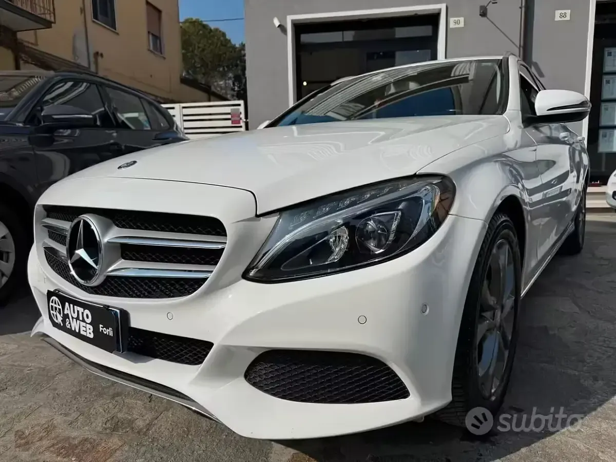 Usata Mercedes C220 170 CV (125 kW) 2016 Bianco Station wagon