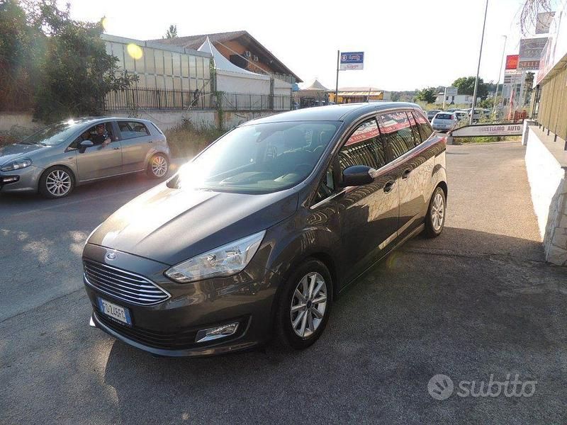 Usata Ford C-MAX Titanium 120 CV (88 kW) 2016 Grigio scuro metallizzato Monovolume