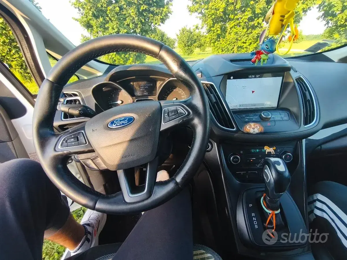 Usata Ford C-MAX 115 CV (84 kW) 2017 Bianco Monovolume