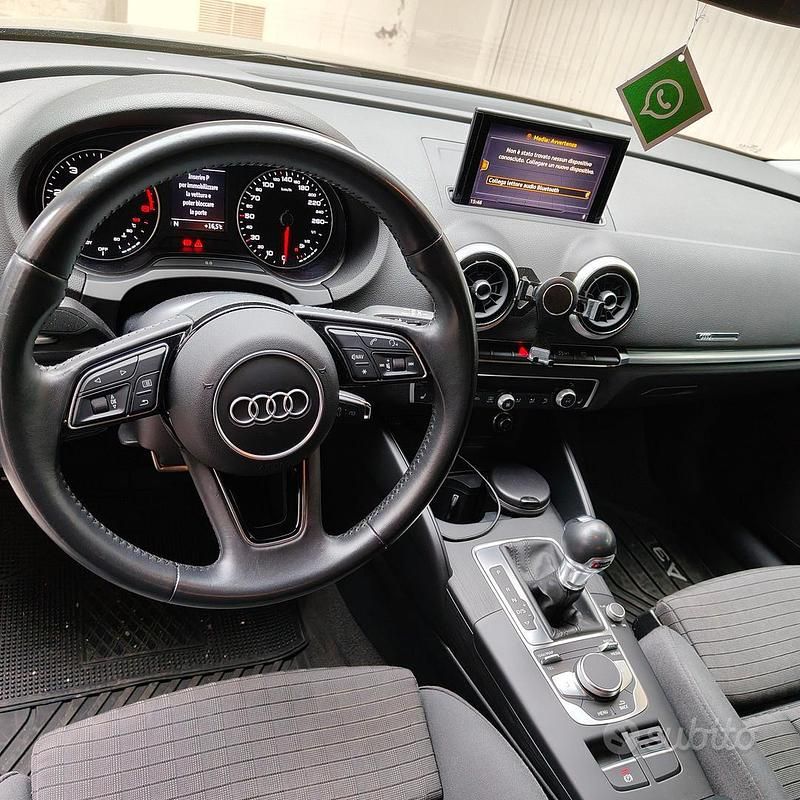 Usata Audi A3 Sport 116 CV (85 kW) 2018 Nero Berlina