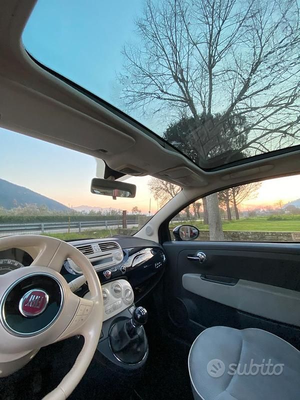 Usata Fiat 500 Lounge 86 CV (63 kW) 2011 Blu Berlina