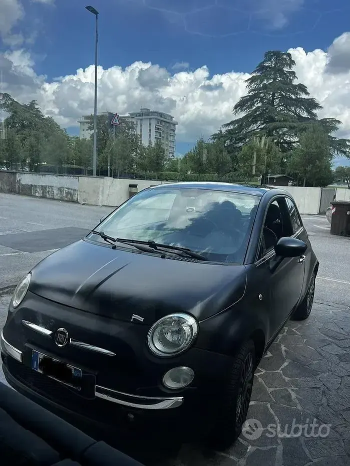 Usata Fiat 500 2007 Nero Berlina