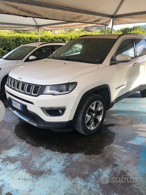 Bianco Usata 2018 Jeep Compass Limited SUV | 13.500 € (Ottimo prezzo) - Immagine 1/4