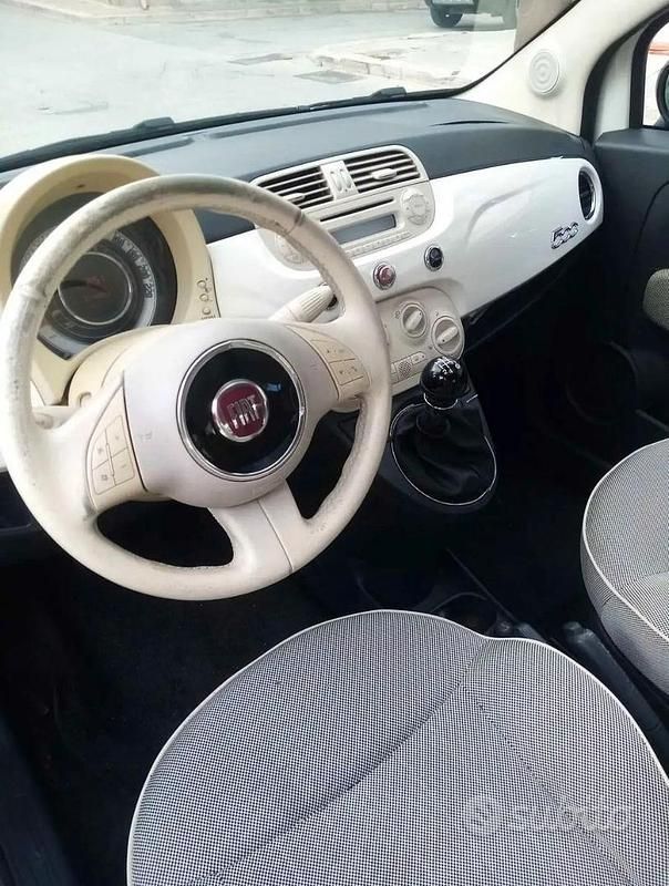 Usata Fiat 500 2009 Bianco Cabrio