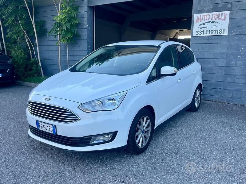 Bianco Usata 2015 Ford C-MAX Monovolume | 8500 € (Buon prezzo) - Immagine 1/4