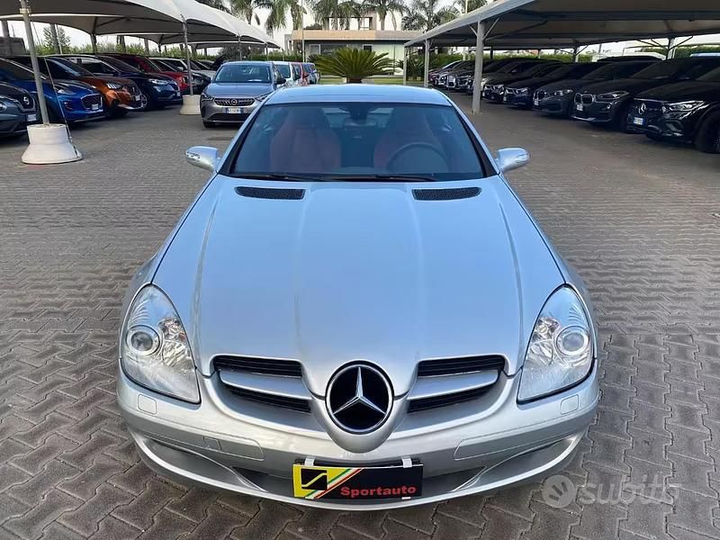 Usata Mercedes SLK200 163 CV (119 kW) 2004 Grigio Cabrio