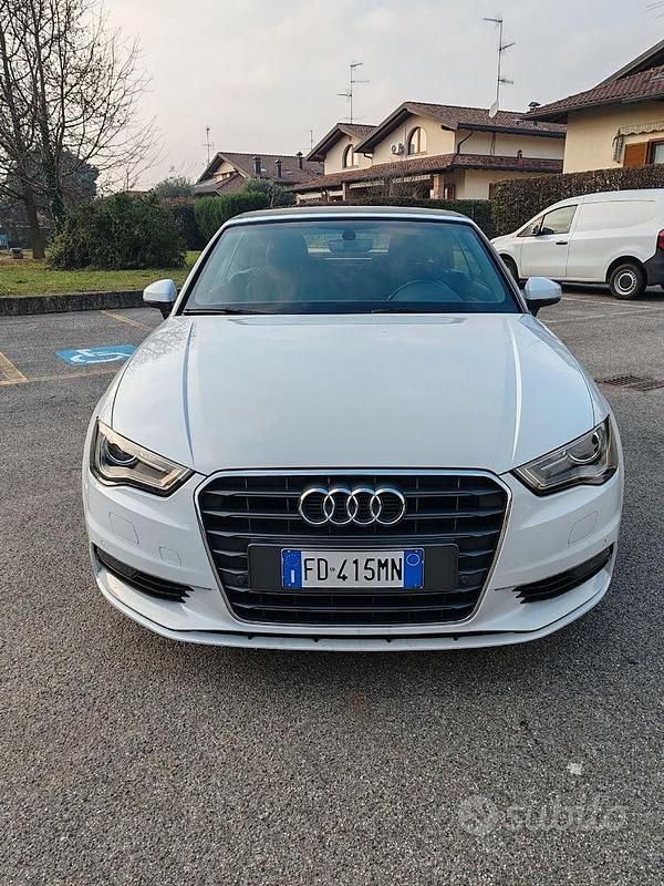 Usata Audi A3 Cabriolet Comfort 150 CV (110 kW) 2016 Bianco Cabrio