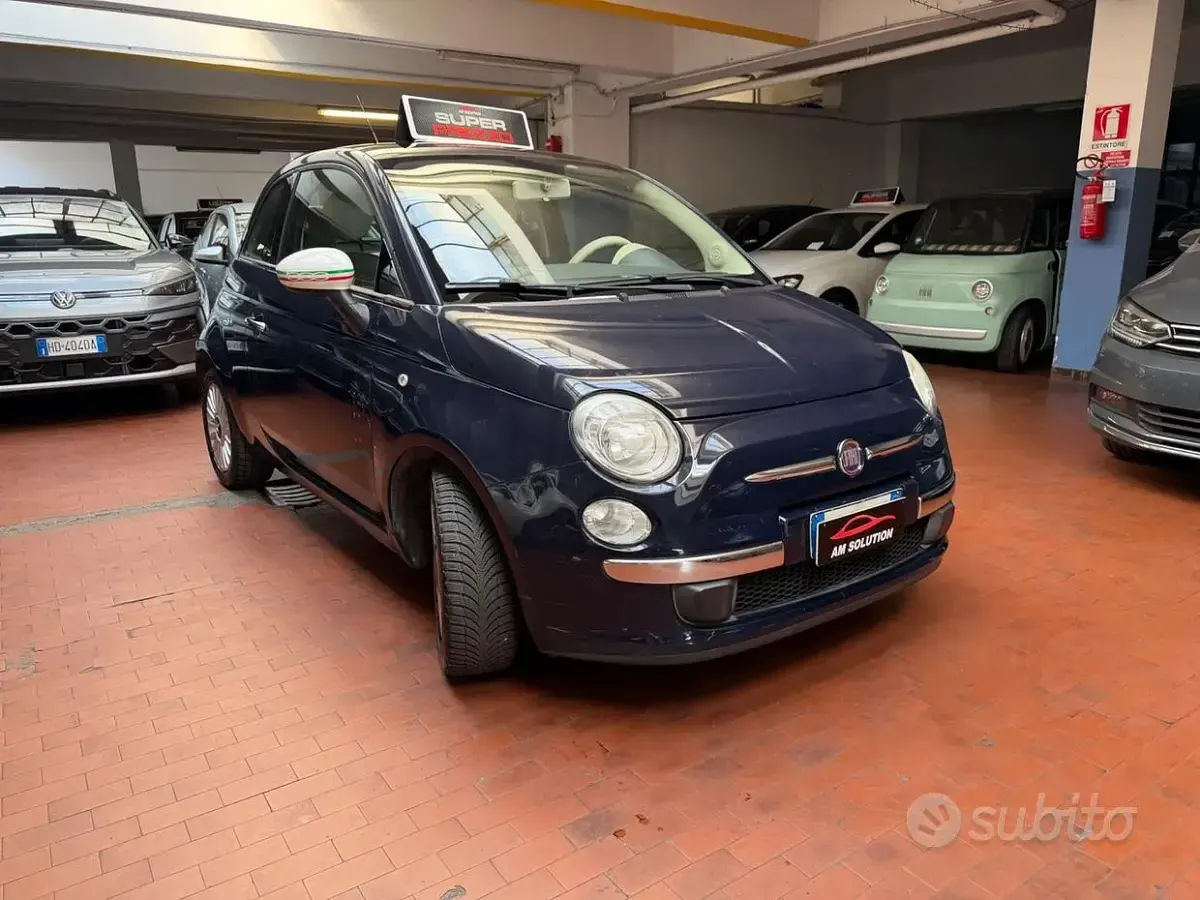 Occasion Fiat 500 69 PK (50 kW) 2010 Blauw Sedan