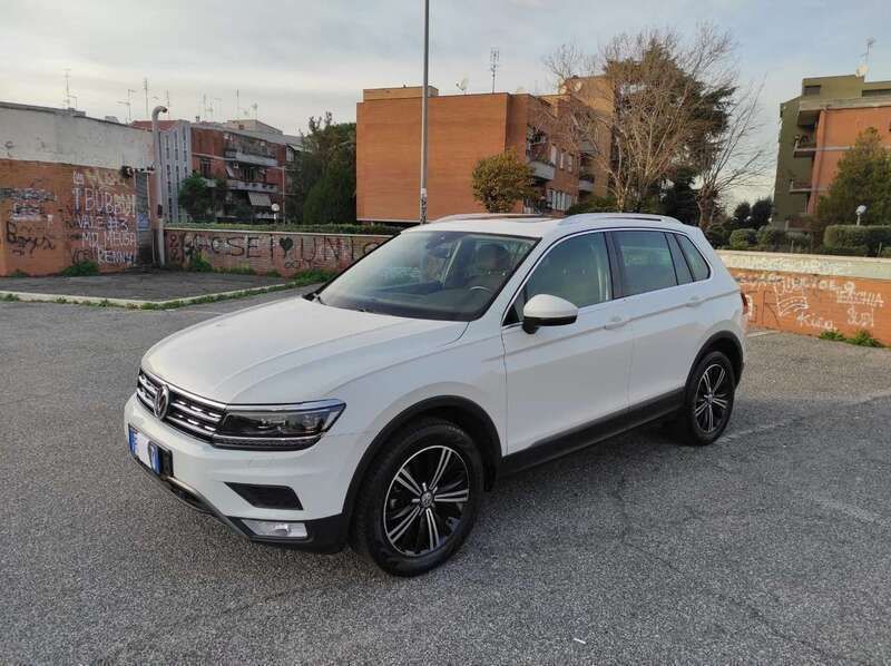 Usata VW Tiguan 150 CV (110 kW) 2017 Bianco SUV