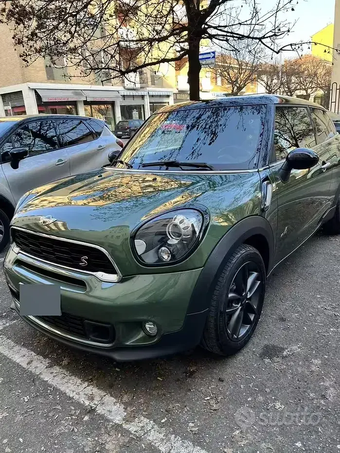 Usata Mini Paceman 143 CV (105 kW) 2014 Verde Utilitaria