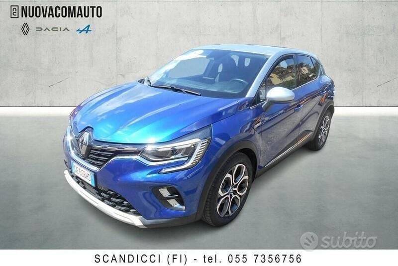 Blu/azzurro Usata 2021 Renault Captur Intens SUV | 17.300 € (Buon prezzo) - Immagine 1/4