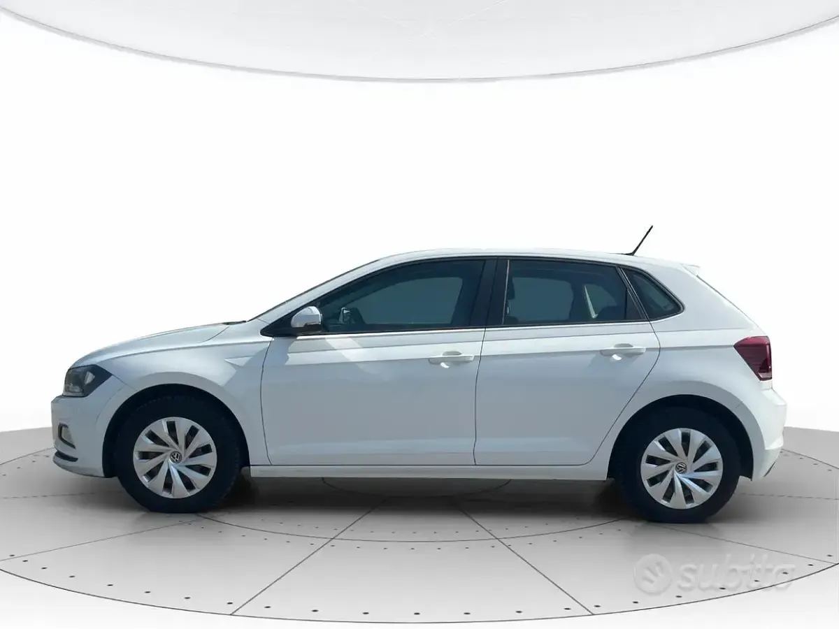 Usata VW Polo Trendline 90 CV (66 kW) 2021 Bianco Utilitaria