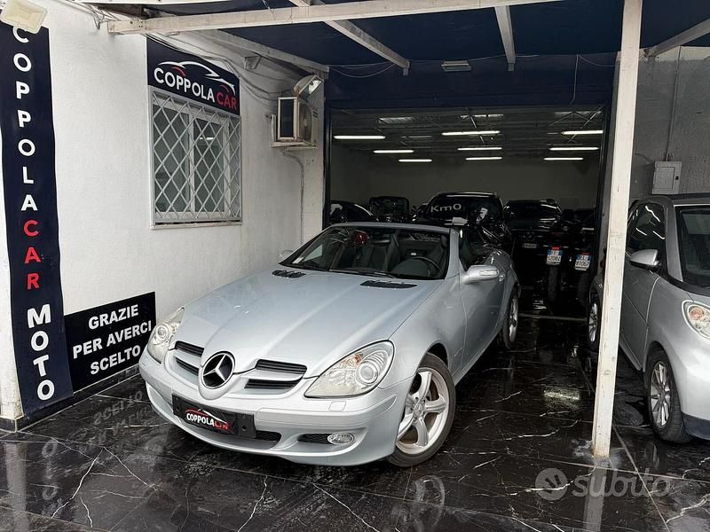Usata Mercedes SLK200 163 CV (119 kW) 2004 Grigio Cabrio