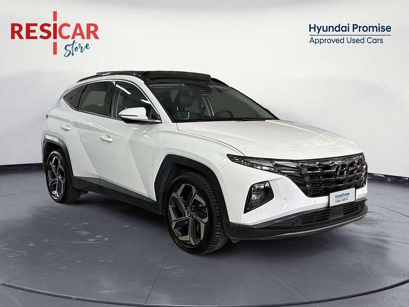Bianco Usata 2021 Hyundai Tucson SUV | 20.900 € (Buon prezzo) - Immagine 1/4
