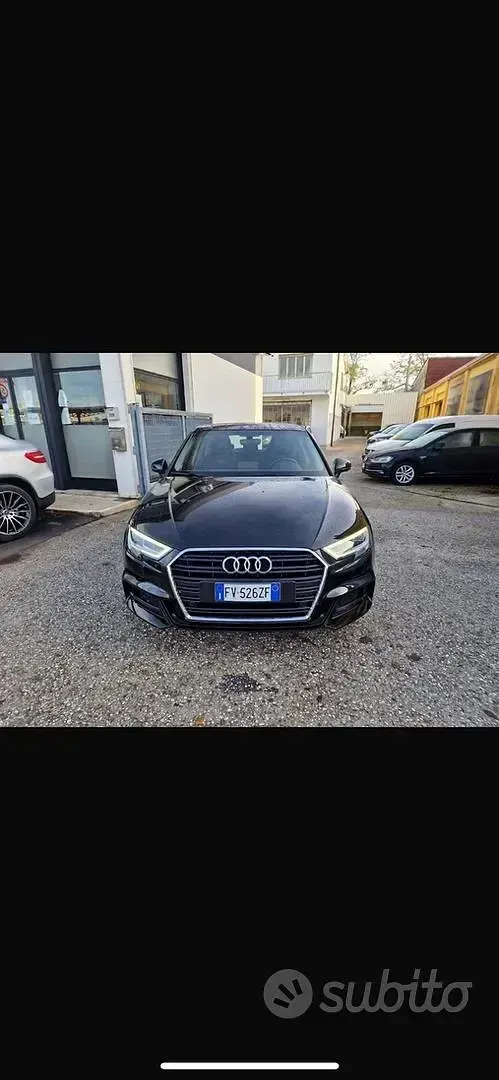 Usata Audi A3 131 CV (96 kW) 2019 Nero Berlina