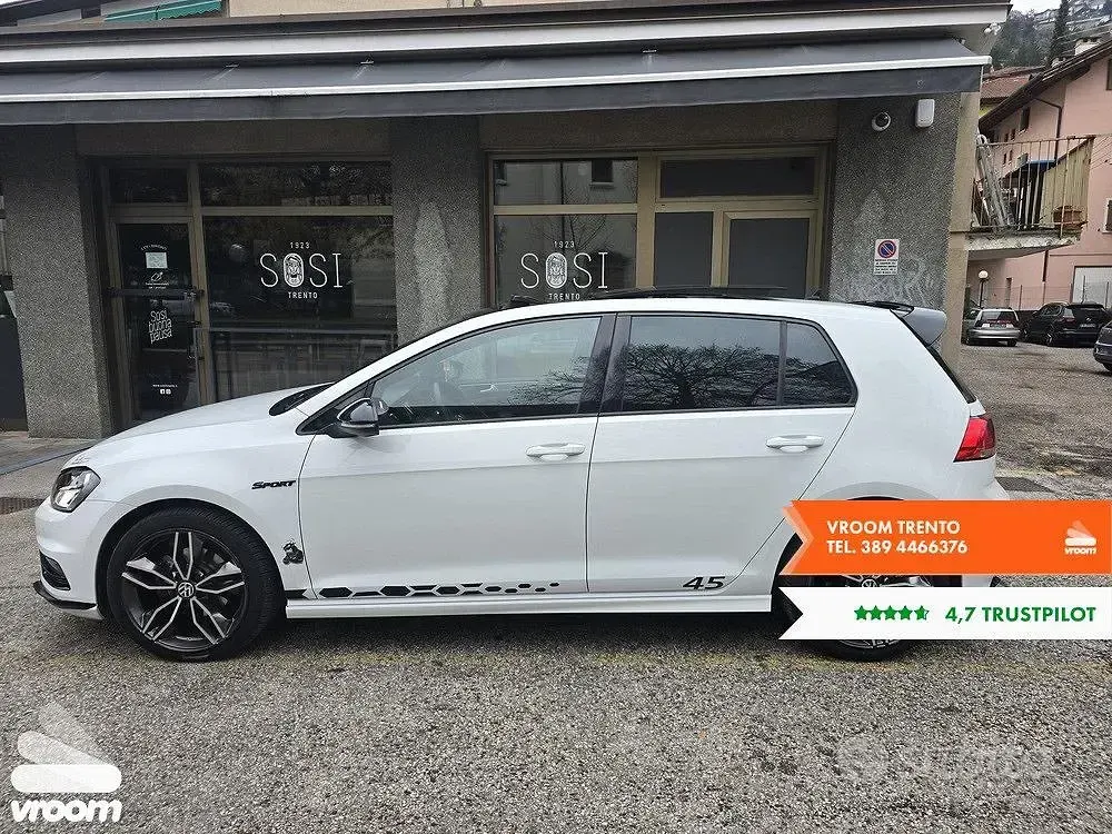 Usata VW Golf VII 110 CV (80 kW) 2016 Bianco Utilitaria