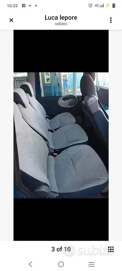 Usata Fiat Multipla 116 CV (85 kW) 2007 Blu Monovolume