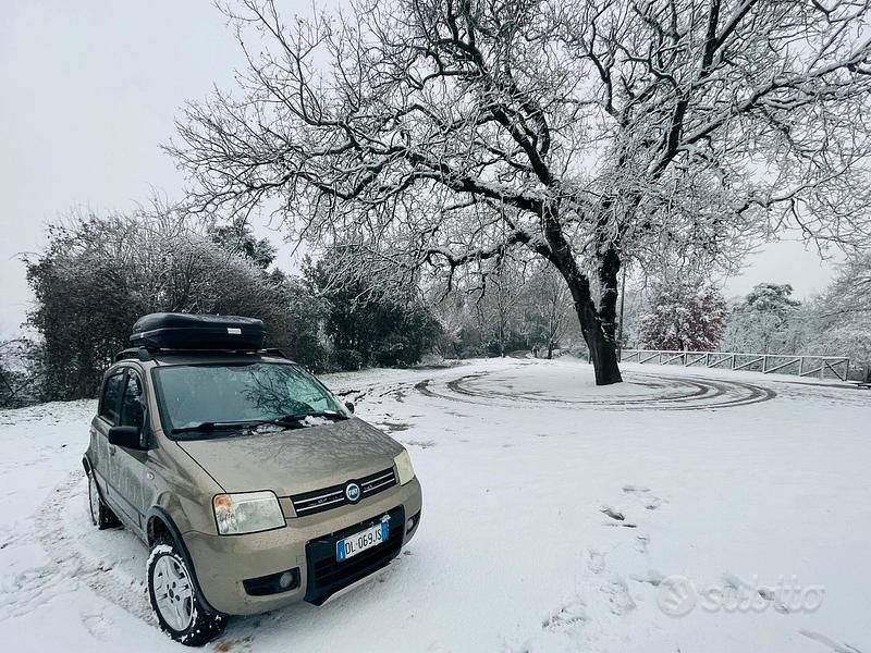 Usata Fiat Panda 4x4 69 CV (50 kW) 2007 Marrone Utilitaria