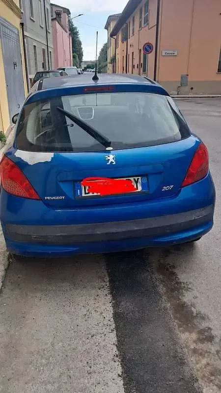 Usata Peugeot 207 88 CV (64 kW) 2007 Blu/azzurro Berlina