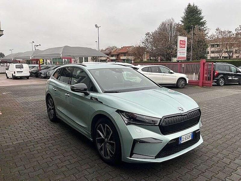 Usata Skoda Enyaq iV SportLine 69 kW (95 CV) 2022 Verde acqua SUV