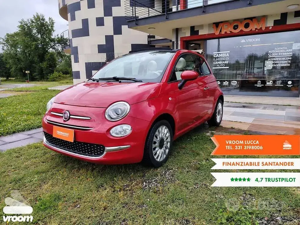 Usata Fiat 500C Lounge 69 CV (50 kW) 2017 Cabrio