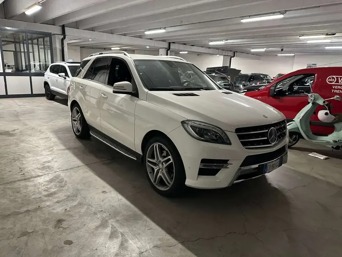 Usata Mercedes ML250 Premium 204 CV (150 kW) 2015 Bianco SUV