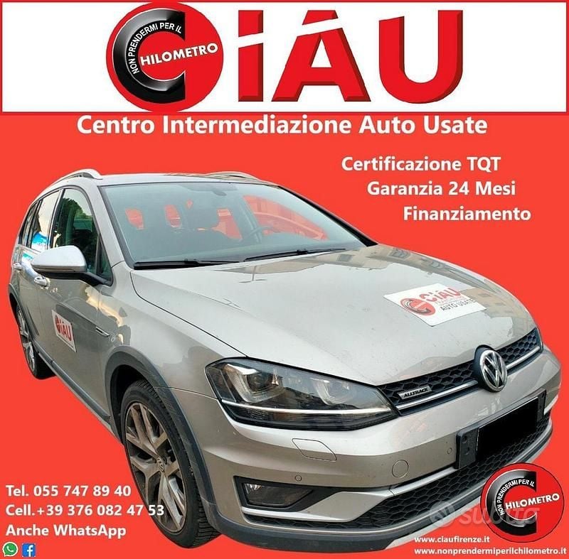 Usata VW Golf Alltrack 184 CV (135 kW) 2015 Grigio Station wagon