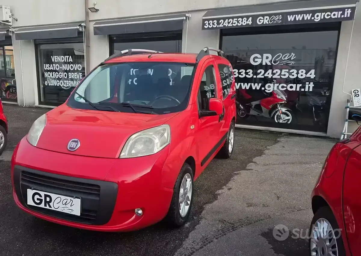 Usata Fiat Qubo Dynamic 73 CV (53 kW) 2010 Rosso Monovolume