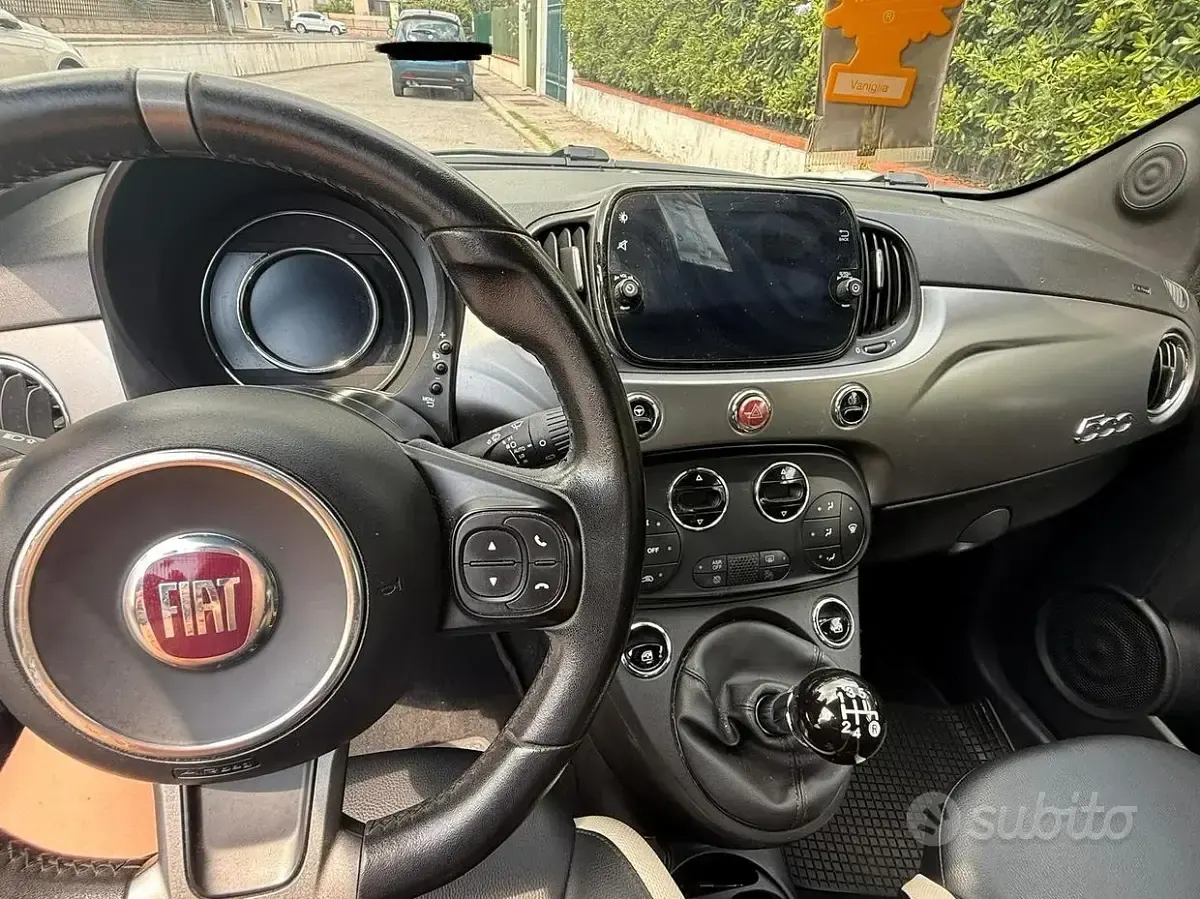 Usata Fiat 500 Sport 69 CV (50 kW) 2019 Nero Berlina