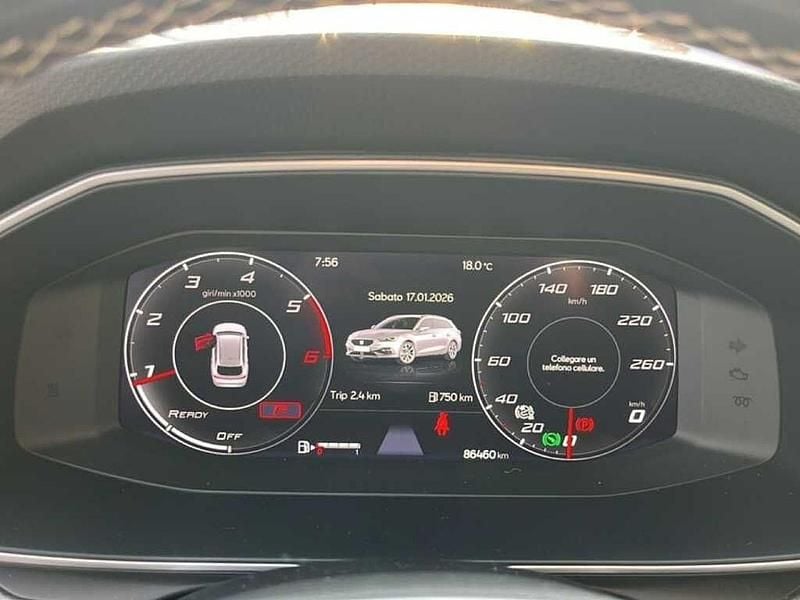 Usata Seat Leon Style 150 CV (110 kW) 2022 Grigio Berlina