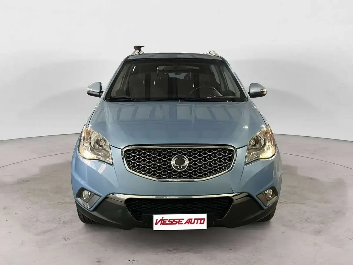 Usata SsangYong Korando 175 CV (128 kW) 2013 Blu/azzurro SUV
