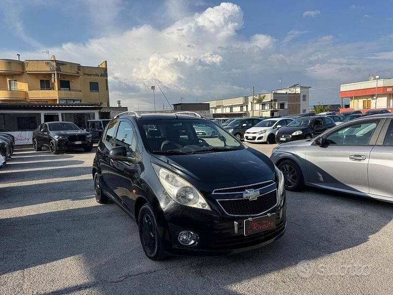Usata Chevrolet Spark LS 68 CV (50 kW) 2010 Nero Utilitaria
