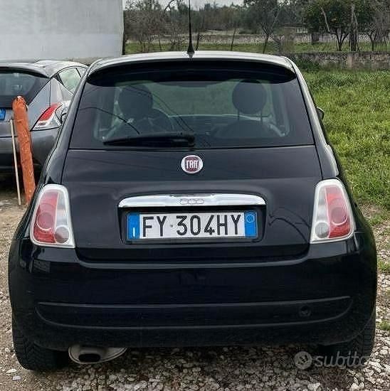 Usata Fiat 500 Lounge 69 CV (50 kW) 2009 Nero Berlina
