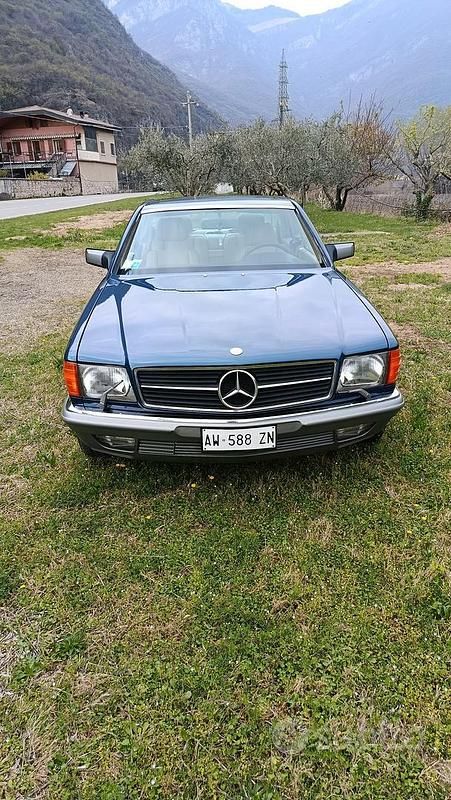Usata Mercedes 500 1984 Blu Coupé