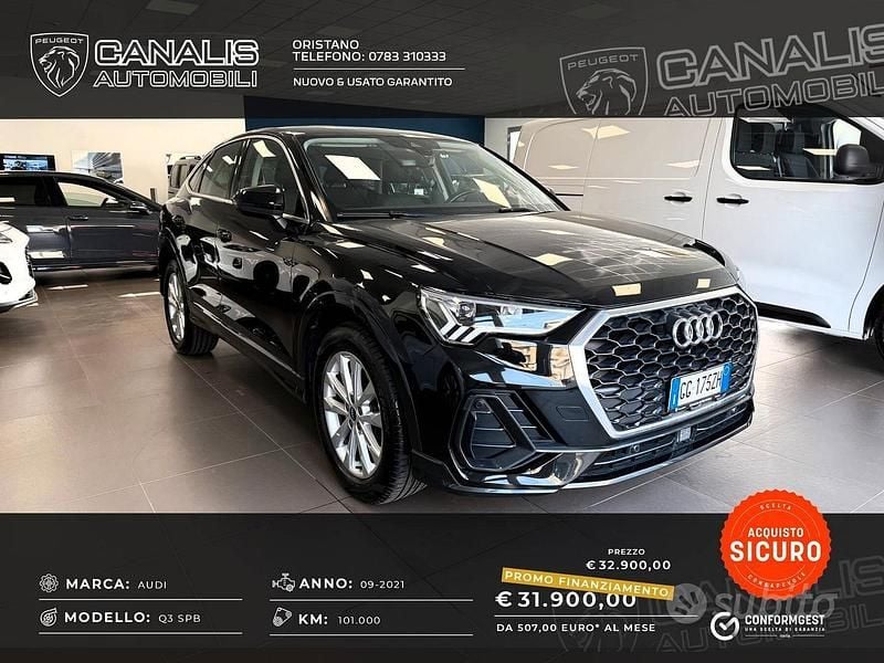 Nero Usata 2021 Audi Q3 Business Plus SUV | 31.900 € (Buon prezzo) - Immagine 1/4