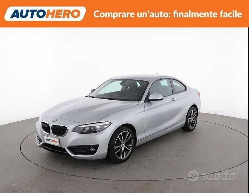 Usata BMW 218 Sport Line 150 CV (110 kW) 2018 Grigio Coupé